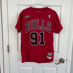 Chicago Bulls Rodman T-shirt jersey Sz Small